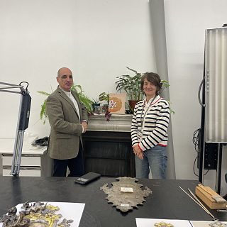 Entramos en el taller de restauraci�n del Palacio Real