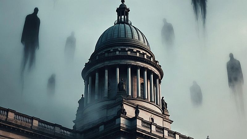 Terror en blanco - Edificios oficiales con misterio - Terror en blanco | Escuchar