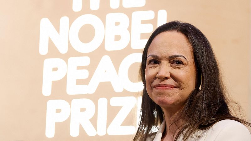 La opositora venezolana María Corina Machado, en Oslo - Hora América | Escuchar