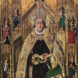 1474: 'Santo Domingo de Silos', de Bartolomé Bermejo, con Alba Saenc