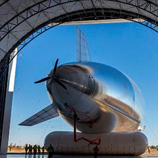 El hangar para fabricar dirigibles estratosféricos de Teruel