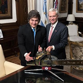 Kast, presidente electo de Chile, visita al argentino Milei