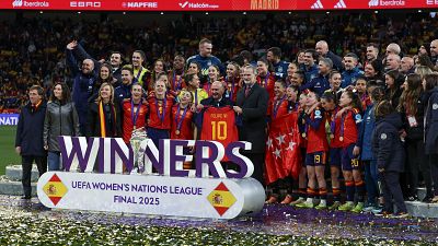 Éxito del fútbol femenino español en 2025