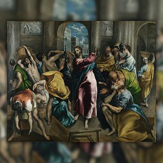 'La expulsión de los mercaderes del templo' del Greco, con Alba Saenc