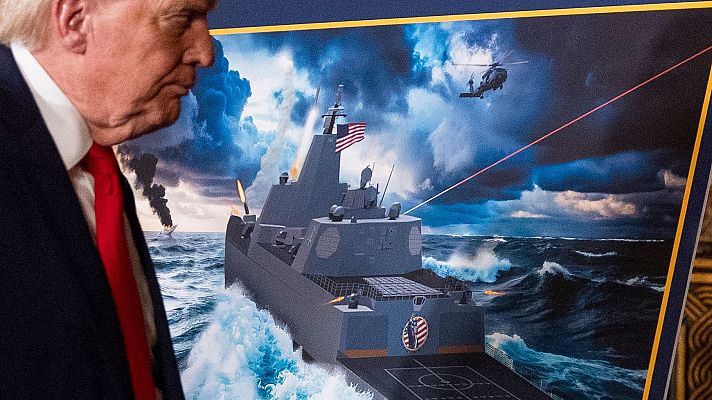 USA promete construir una flota dorada de buques de guerra