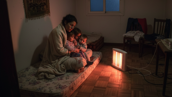 Pobresa energ�tica a Catalunya: 1,5 milions afectats pel fred