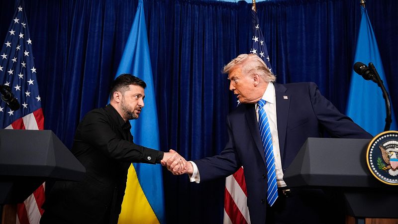 Crónica internacional - Trump y Zelensky acercan posturas - Escuchar ahora