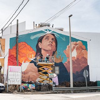 El programa Plazes inunda los pueblos de Sevilla de murales