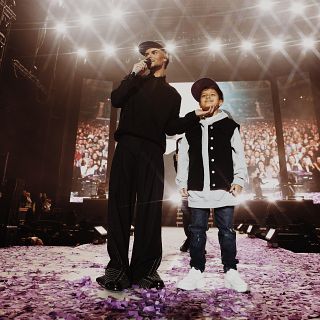 En la Fiesta 20 aniversario de Abraham Mateo