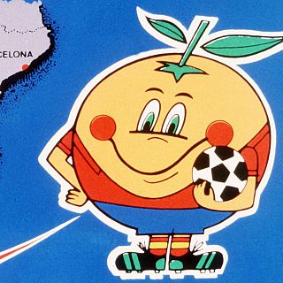 1982: Naranjito, con Alba Saenc