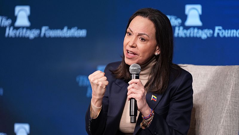 Cinco Continentes - María Corina Machado alaba a Trump y ataca al gobierno de Venezuela - Escuchar ahora