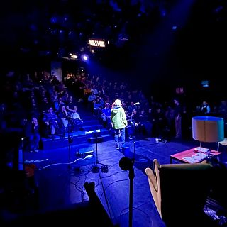 Nacho Vegas, �ngeles Toledano y Sidonie en el Teatro del Barrio