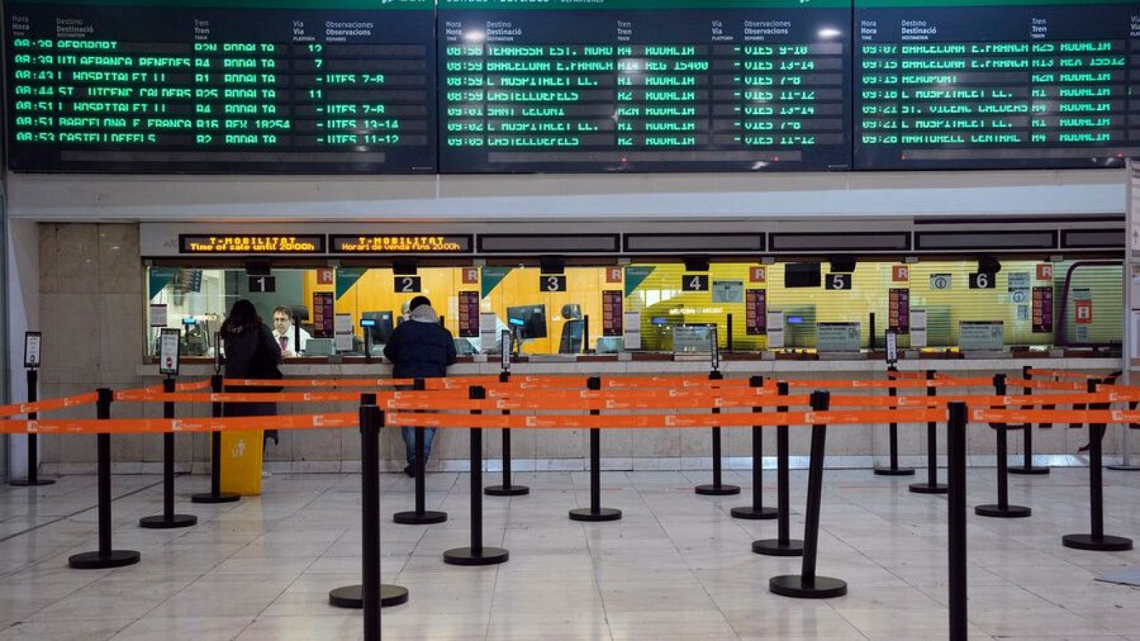 Rodalies retalla el servei per risc d’esllavissades i només manté actives quatre línies