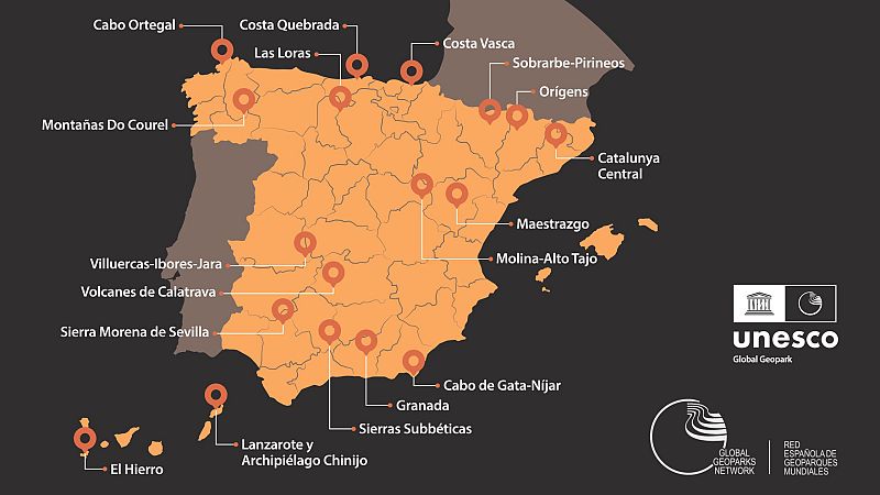 Patrimonio geológico y cultural en los geoparques de España - Marca España | Escuchar