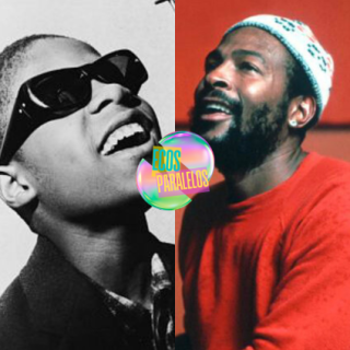 Marvin Gaye y Stevie Wonder