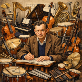 Britten y la orquesta al completo