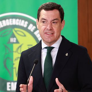 Juanma Moreno: "Nos preocupa el Guadalquivir porque está en su límite máximo"