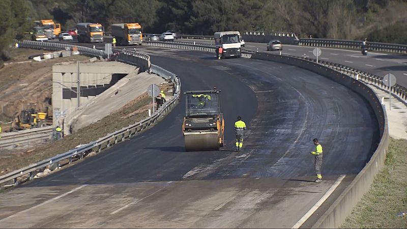 L'AP-7 recupera la circulació en sentit sud entre Martorell i Gelida | JOAQUÍN CALVENTE