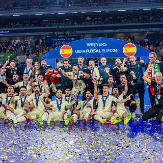 España campeona de Europa de fútbol sala por octava vez
