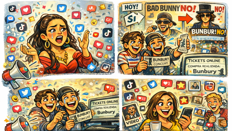 Virals Culturals: Nova polèmica amb Rosalía, Bunbury NO és Bad Bunny i Mariló la lia - Xavifòrnia | Escoltar