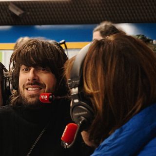 David Ucl�s en el metro de Madrid