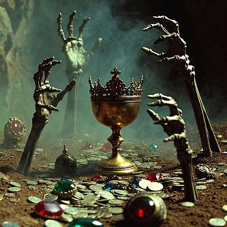 Tesoros y tumbas malditas