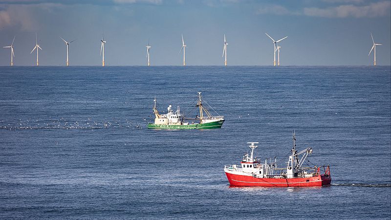 La energía eólica marina, un problema para la pesca - Españoles en la mar | Escuchar