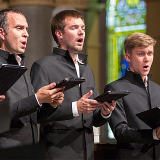 El grupo de violoncellos de la Sinfónica Nacional de Estonia, desde Tallin
