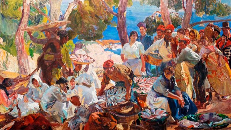 Dami� Amor�s "estripa" el quadre "Catalunya. El Peix" - Xavif�rnia | Escoltar