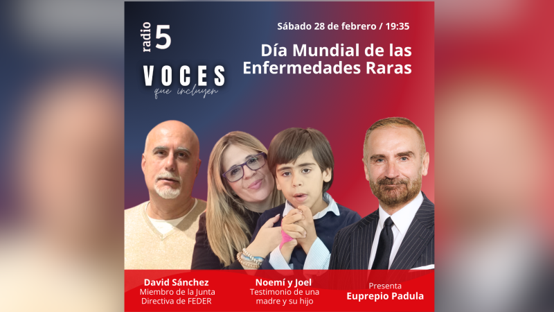 Voces que incluyen - Día Mundial de las Enfermedades Raras - 28/02/26 - Escuchar ahora