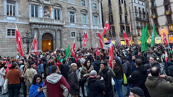 Manifestació a Barcelona per l'habitatge