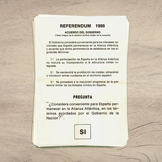 Referéndum sobre la OTAN, la última batalla de la Transición