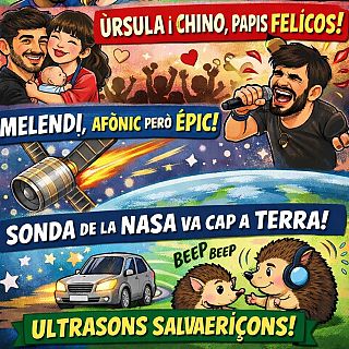 Virals Culturals: Salseig futboler, Melendi afònic i una sonda de la NASA caurà a la Terra