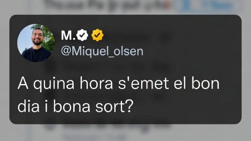 Bon dia i bona sort - Dia del Tuitaire: els millors tweets de la història - Bon dia i bona sort | Escoltar