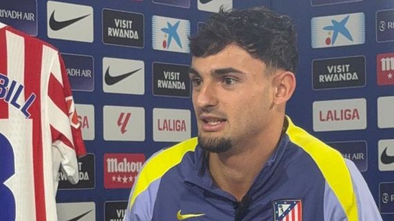 Marc Pubill "Me enamoré del Atlético en una semana"