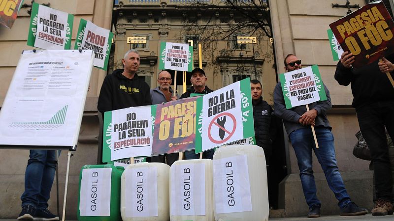 Transportistes i pagesos reclamen ajudes urgents pels costos dels carburants