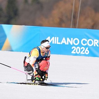 Higinio Rivero, haciendo historia en los Juegos de Invierno de Milán-Cortina