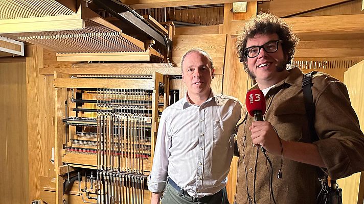 Pablo Men�ndez es el organero del Auditorio Nacional