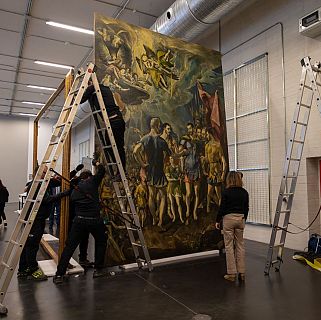 Patrimonio inicia la restauraci�n de una obra monumental de El Greco