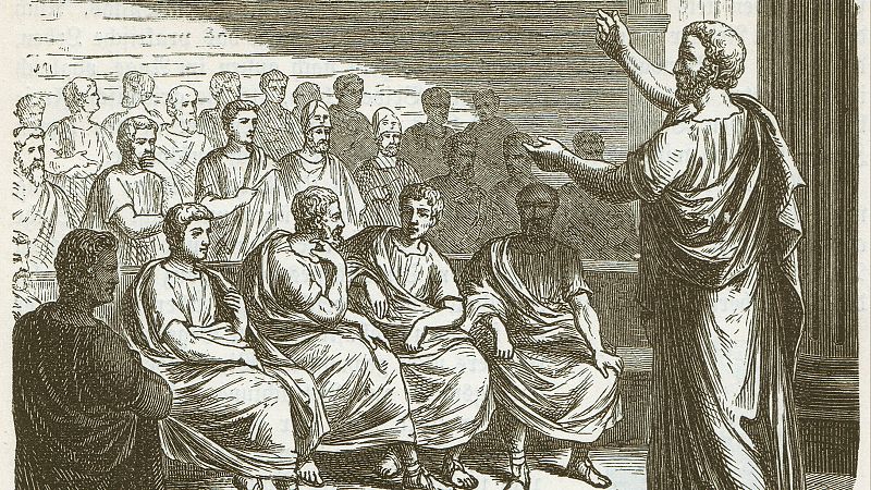 10.22 El palabrero - Demóstenes y Demócrito - 24/03/26 - Escuchar ahora