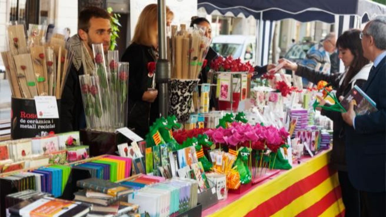 Marià Marín, del Gremi de Llibreters: "Al voltant de Sant Jordi es venen més de 70.000 títols"