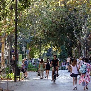 Los ejes verdes reducen 3,1 dB el ruido en las ciudades