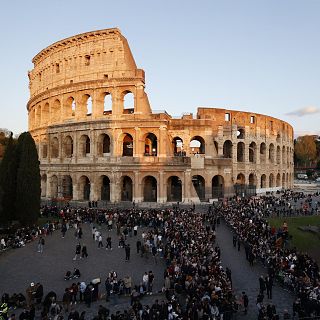 Primer Via Crucis del Papa León XIV como pontífice