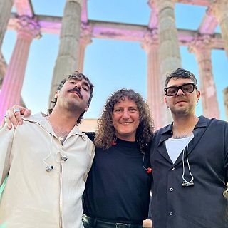 En el Templo de Diana de Mérida con Cervatana