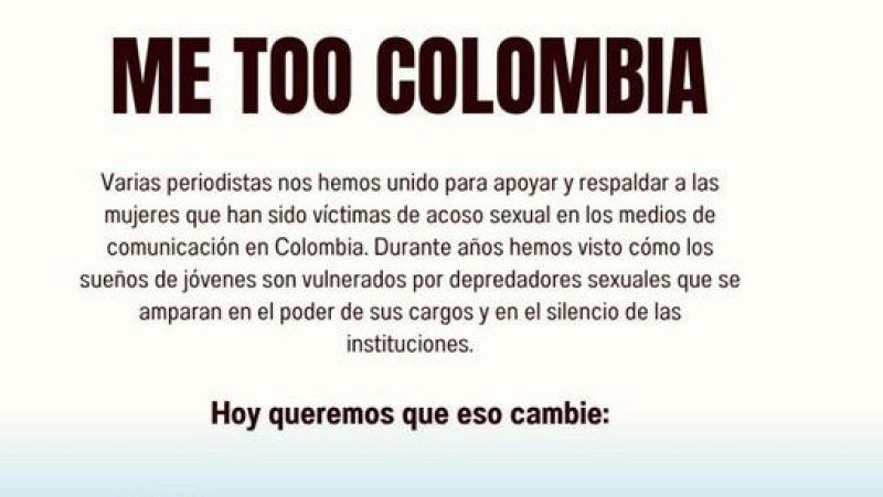 Reportajes 5 continentes - MeToo en el periodismo colombiano - Escuchar ahora