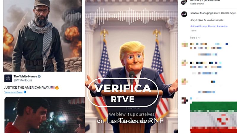 La nueva propaganda en la guerra de Irán - Las tardes de RNE | Escuchar