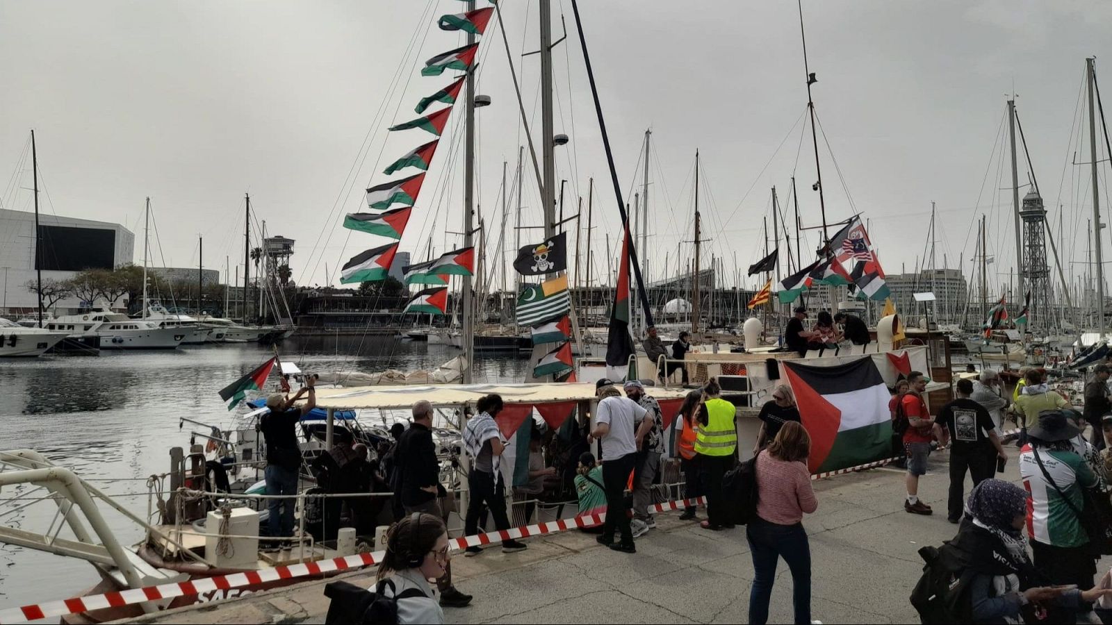 Últims preparatius de la Global Sumud Flotilla | JOAQUÍN CALVENTE