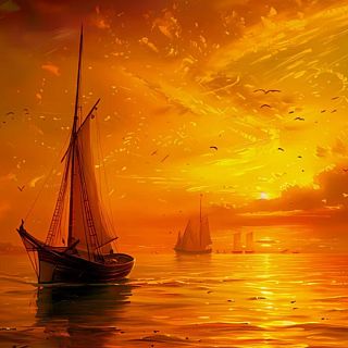 Un velero bergantín