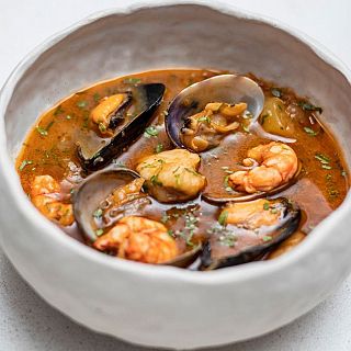 Balam, Balam: suquet de peix i flors gastronòmiques