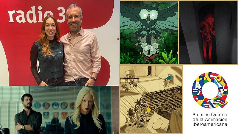 Tres en la carretera - Premios Quirino de la Animación Iberoamericana y Kraken. El libro negro de las horas - 18/04/26 - Tres en la carretera | Escuchar